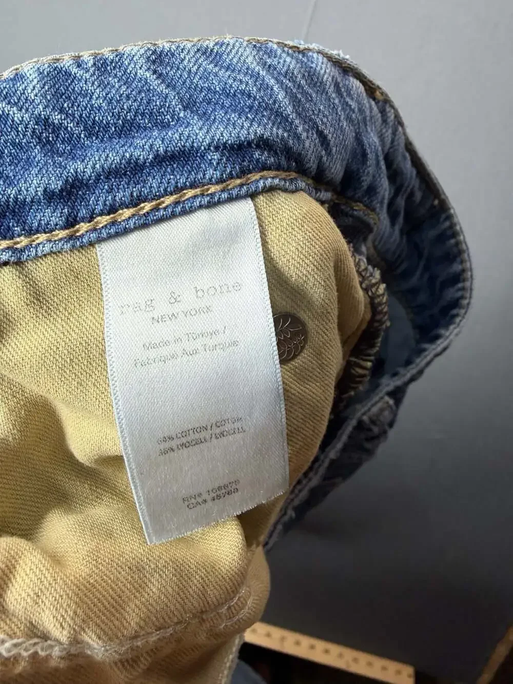 Rag & Bone Dre Low-Rise Baggy Boyfriend Jeans Millerton Size 26